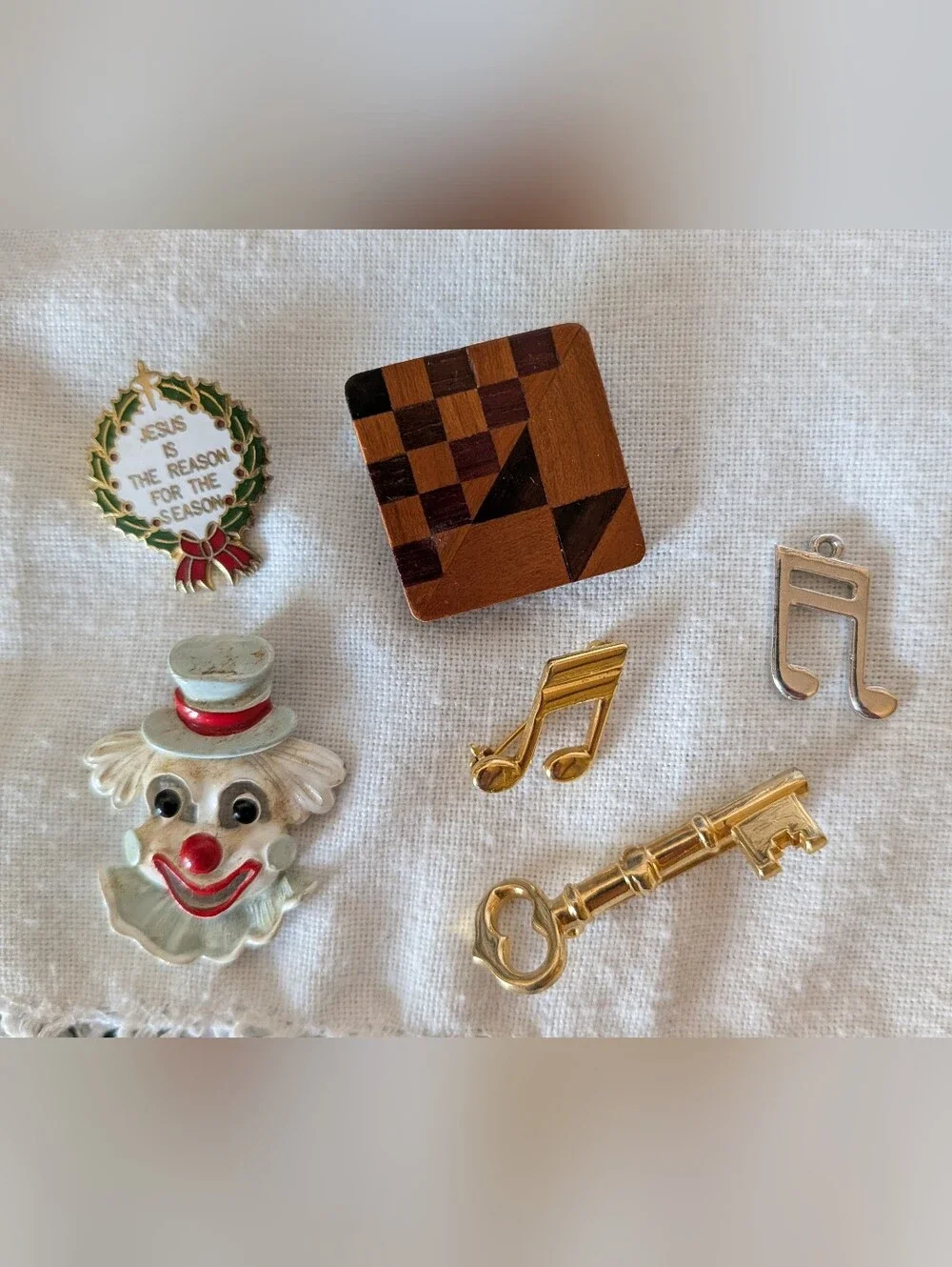 Vintage Pins and Charms